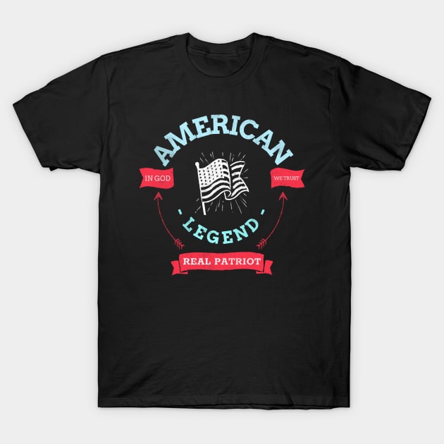 American Legend T-Shirt by FullMoon